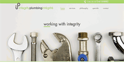 Desktop Screenshot of integrityplumbinginc.com